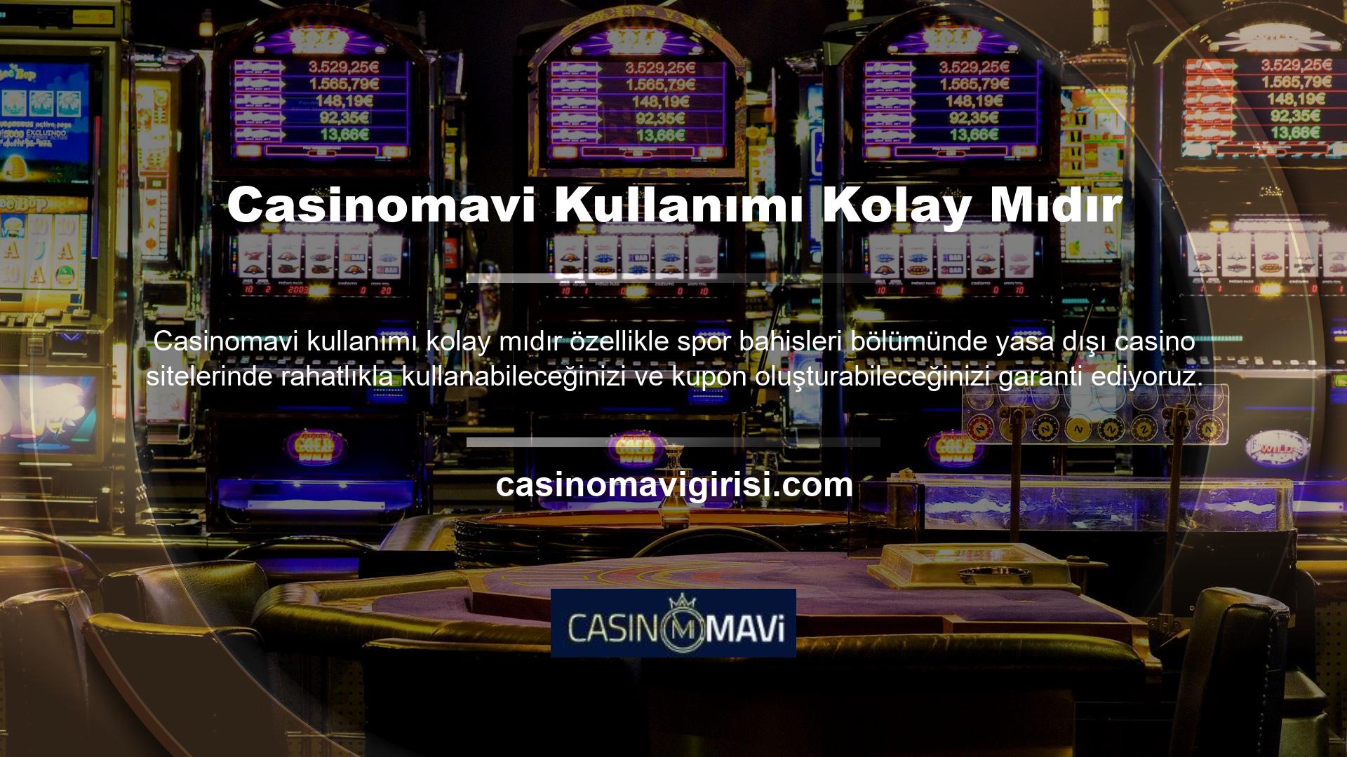 Casinomavi kullanım koşulları nelerdir? Sistem kuponlarını, toplam bahisleri, maç öncesi bahisleri ve canlı bahisleri web sitenize kolayca yerleştirin
